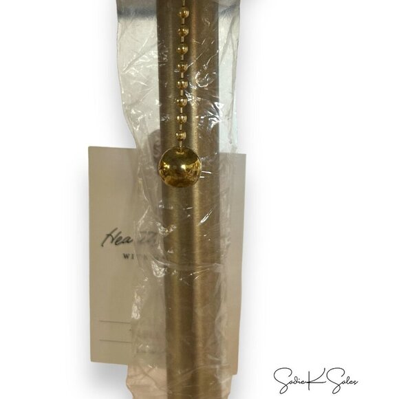 Hearth & Hand Magnolia 23" Plaid Shade Metal Table Lamp Brass/Green Target NIB - Picture 6 of 9